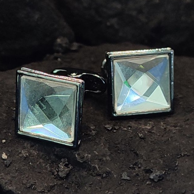 Yaltiroq qora qo‘l tugmalari Elite ART 1005