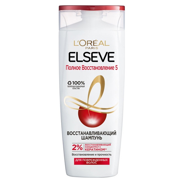 Shikastlangan sochlar uchun shampun L'Oreal Paris Elseve To‘liq qayta tiklash 5 400ml
