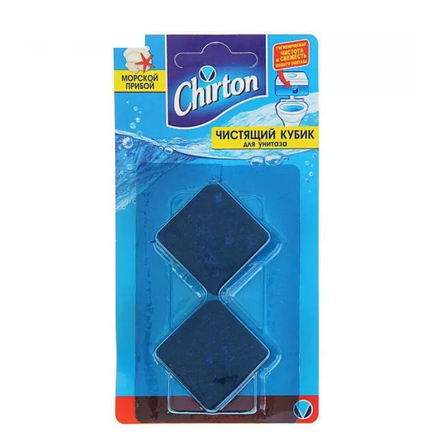 Tozalash tabletkalari, tualet kublari Chirton Morskoy priboy 2x50g