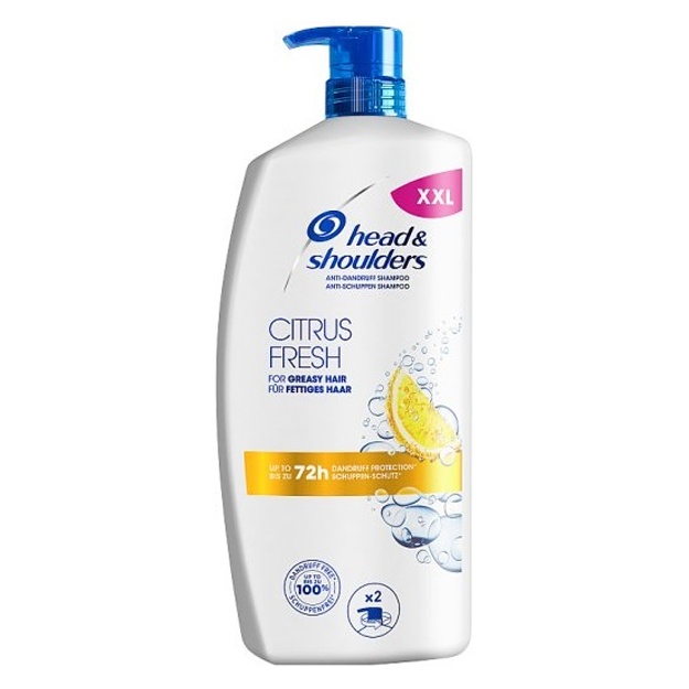 Kepekka qarshi shampun Yog‘li sochlar uchun sitrus yangiligi Head Shoulders 900ml
