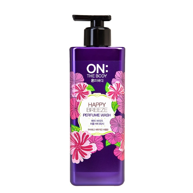Parfyumlangan dush geli On the body Happy Breeze Body Wash 900ml