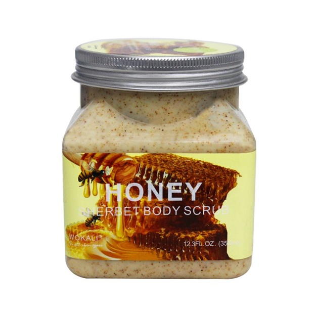 Badan uchun skrab Wokali Honey 500ml