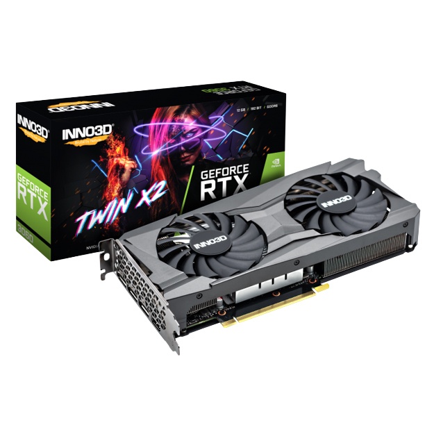Видеокарта Inno3D 8GB GeForce RTX 3060 TWIN X2 192Bit GDDR6