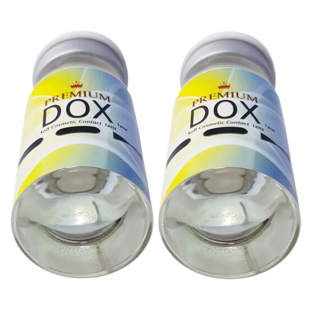 Rangli kontakt linzalari Premium Dox KIWI GREEN -3.0