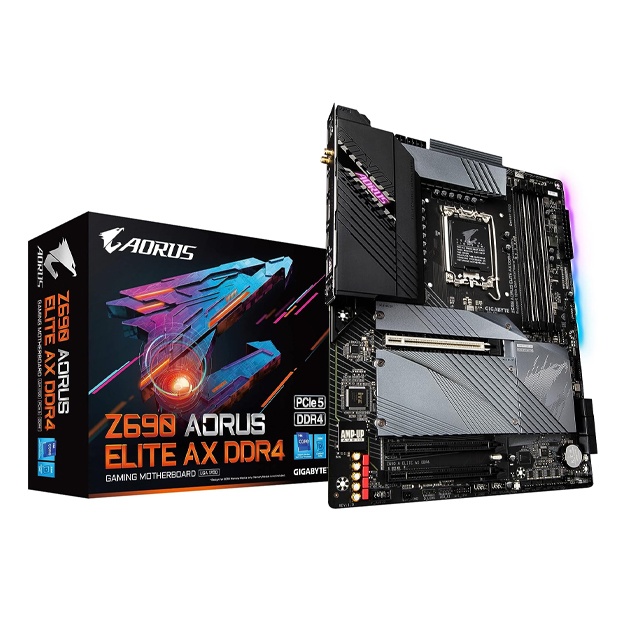 Kompyuter platasi Gigabyte Z690 AORUS Elite AX DDR4 LGA 1700 ATX from UAE
