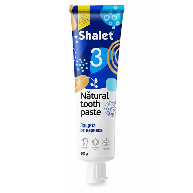 Kariesdan himoya qiluvchi tish pastasi Shalet 90 gr (RK)