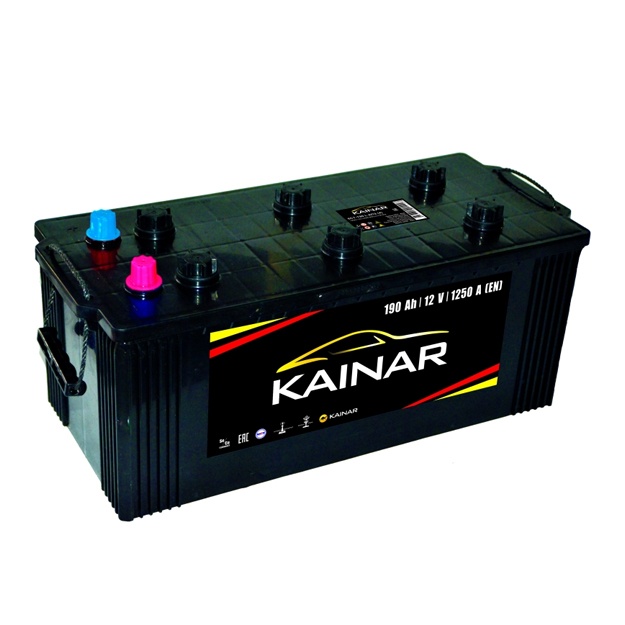 Akkumulyator Kainar 6CT-190 APZ EURO P.P. L(4) (tor) (terminal konus) (qopqoq tekis)