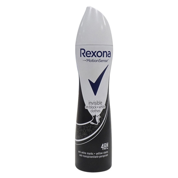 Tana uchun dezodorant Rexona Invisible On Black + White Clothes 200ml
