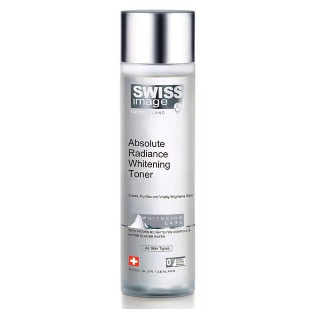 Yuz va tana terisini parvarish qilish uchun oqartiruvchi loson Swiss Image 200ml