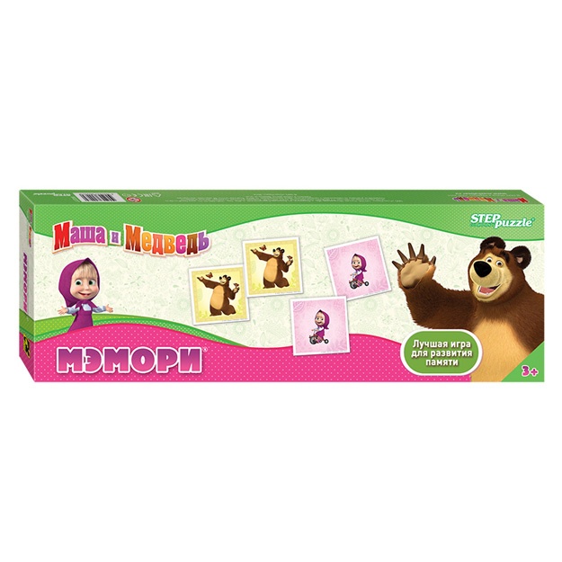 Мэмори "Маша и Медведь" (Анимаккорд) Step Puzzle 80207