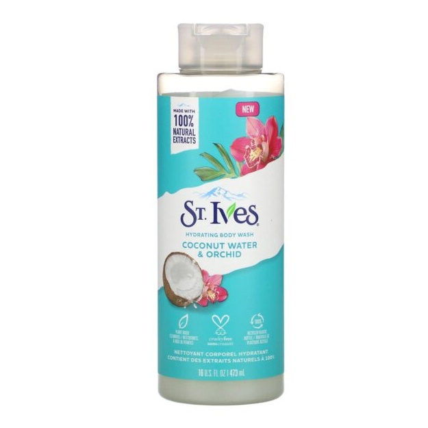 Гель для душа «Кокосовая вода и Орхидея» St Ives