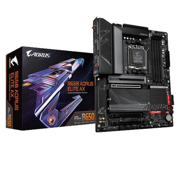 Материнская плата Gigabyte AMD AM5 B650 AORUS ELITE AX DDR5