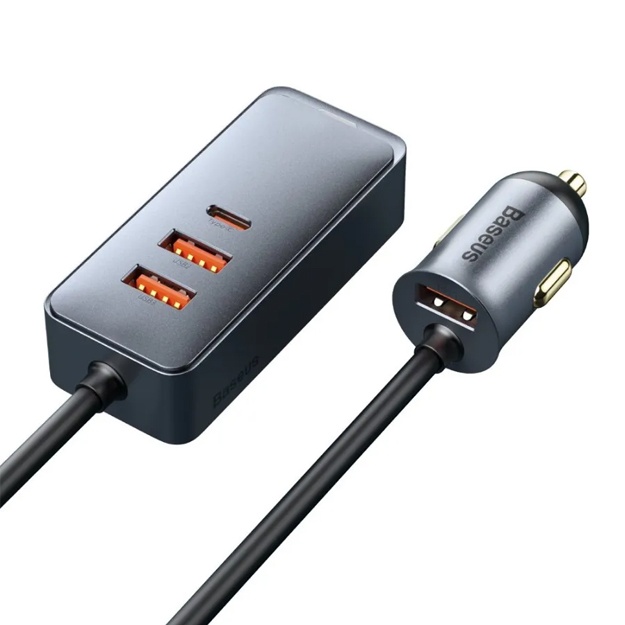 Автомобильное зарядное устройство Baseus 3U+1C 120 W (CCBT-B0G)