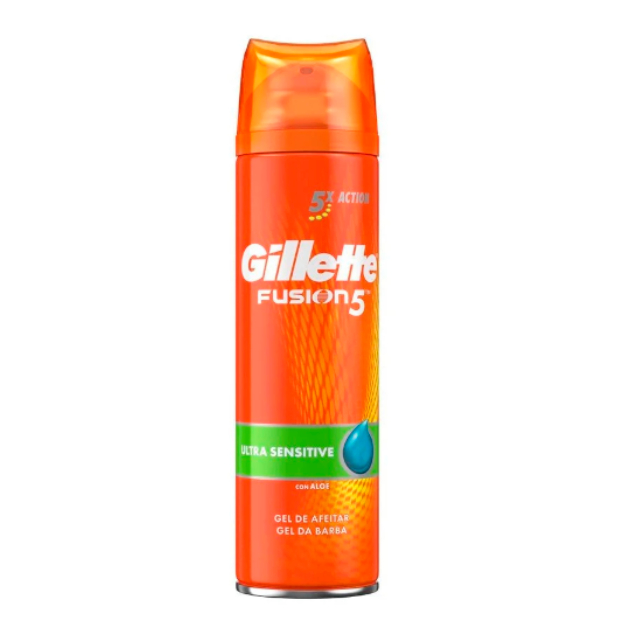 Гель для бритья Gillette Gillette Fusion5 Ultra Sensitive Shave Gel 200мл