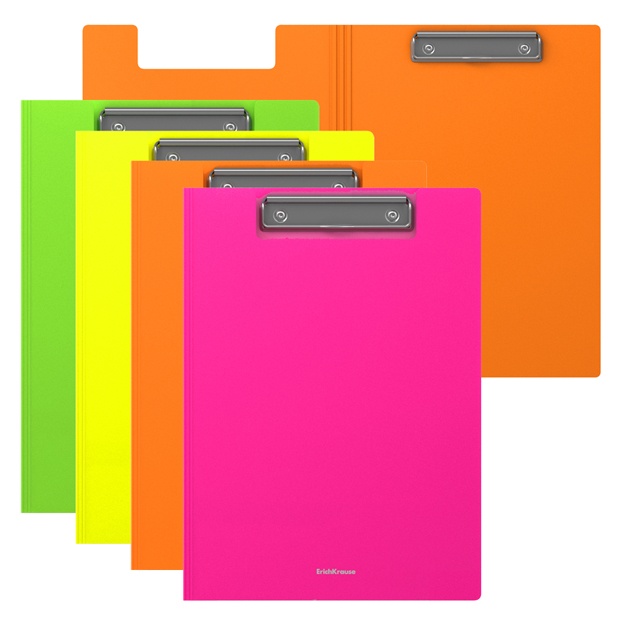 Plastik papka plastikovaya ErichKrause Matt Neon, A4, assorti (50140)