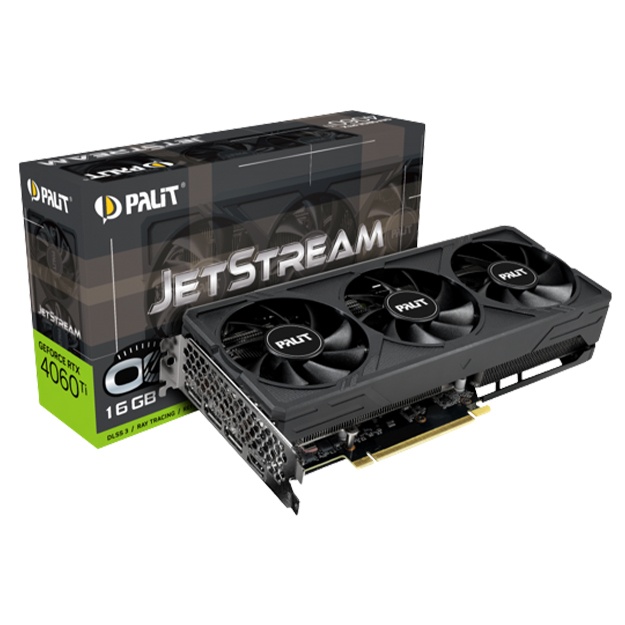 Videokarta Palit 16GB GeForce RTX4060Ti JETSTREAM GDDR6X 128bit 3-DP HDMI