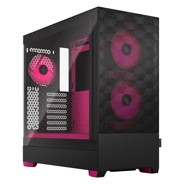 Компьютер корпуси Fractal Design Pop Air RGB - Magenta Core TG Clear Tint