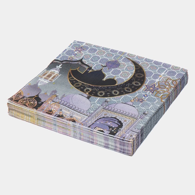 Musulmon bayramlari uchun salfetkalar Ramazon Muborak Muz