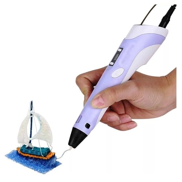 Детская 3D ручка для рисования 3D PEN-2 Фиолетовый