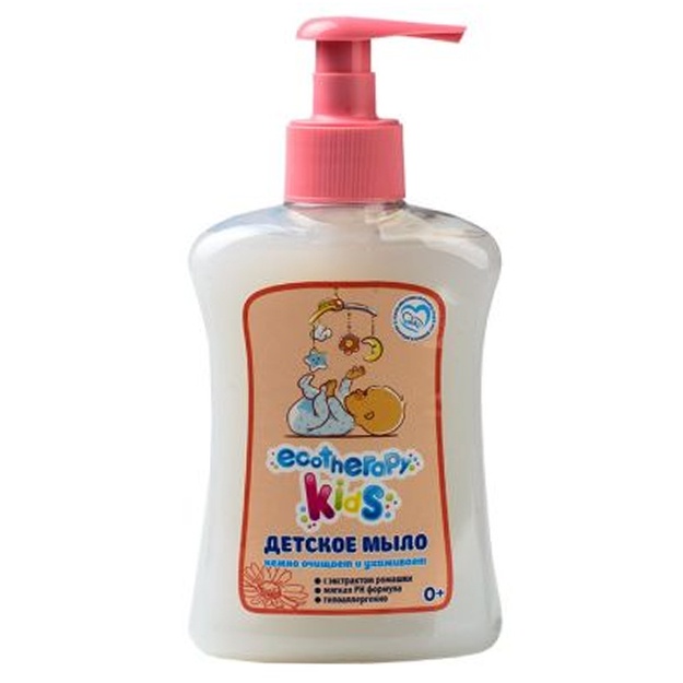 Moychechak ekstrakti bilan bolalar uchun suyuq krem ​​sovun EKOTERAPIYa 250ml (RK)
