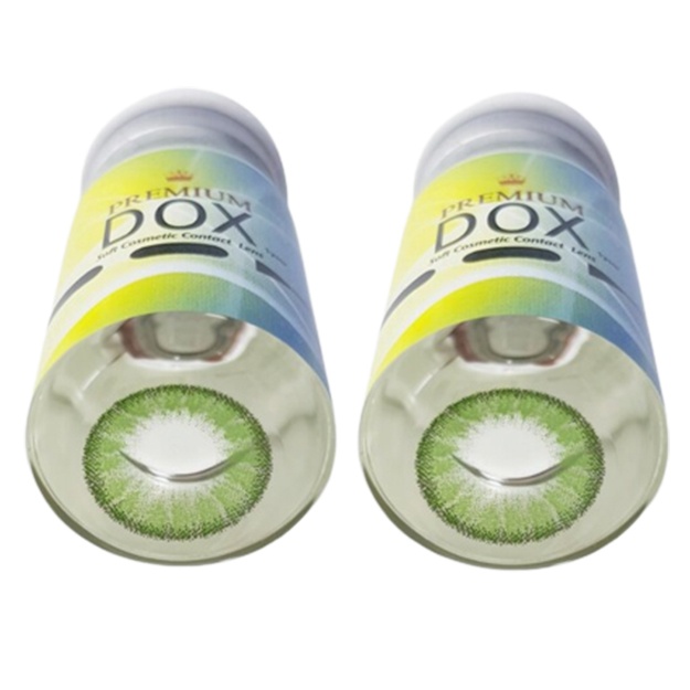 Rangli kontakt linzalari Premium Dox, EDG Green -2.5