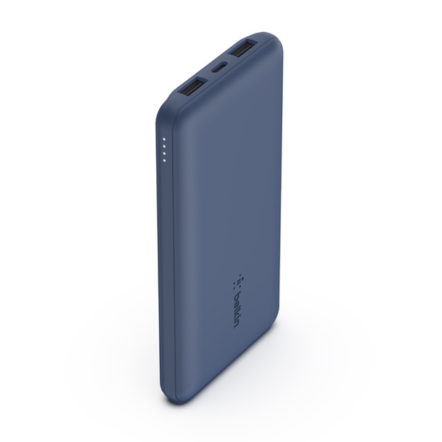 Portativ zaryadlovchi Belkin Power Bank 10000mAh 15W Dual USB-A, USB-C Ko‘k rang