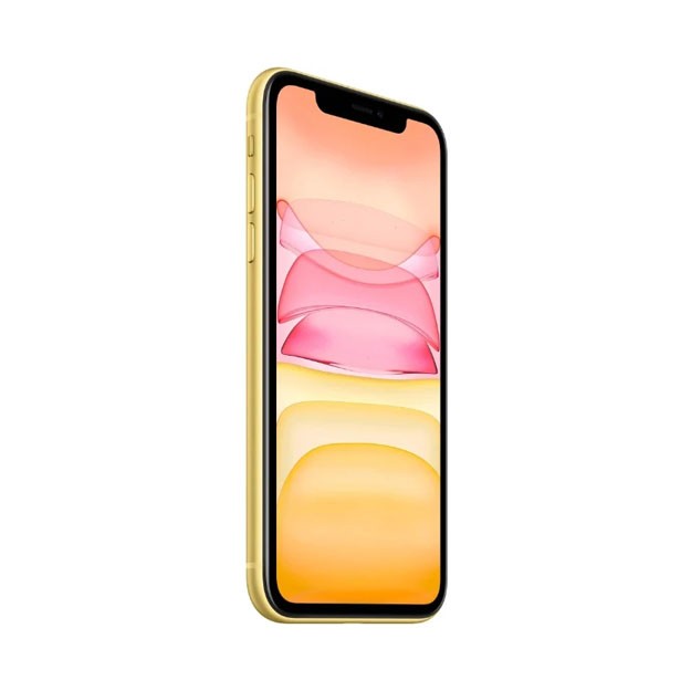 Apple iPhone 11 イエロー ひび割れあり Apple iPhone 11 イエロー ひび割れあり 画面に線あり