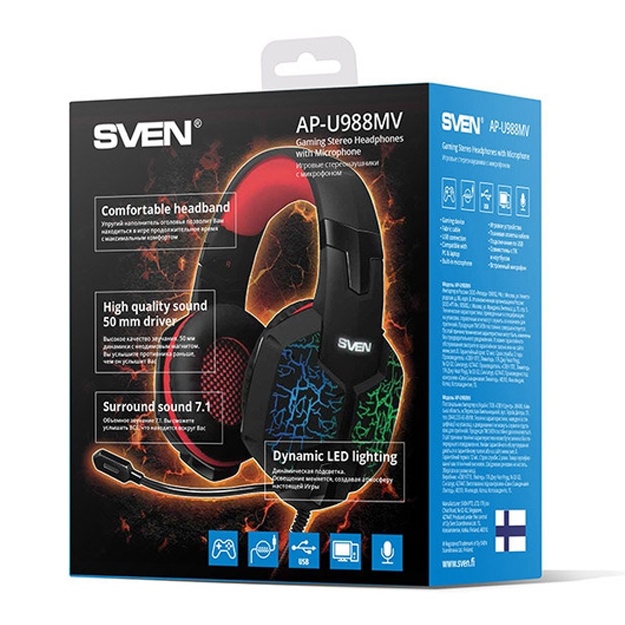 Купить Игровые наушники Sven AP-U988MV в Ташкенте - в рассрочку | olcha