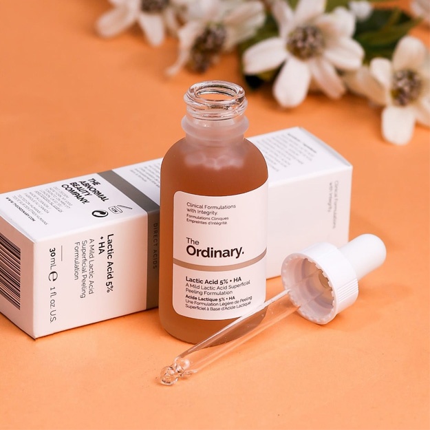 Сыворотка-пилинг с молочной кислотой The Ordinary Lactic Acid 5% + HA 30мл