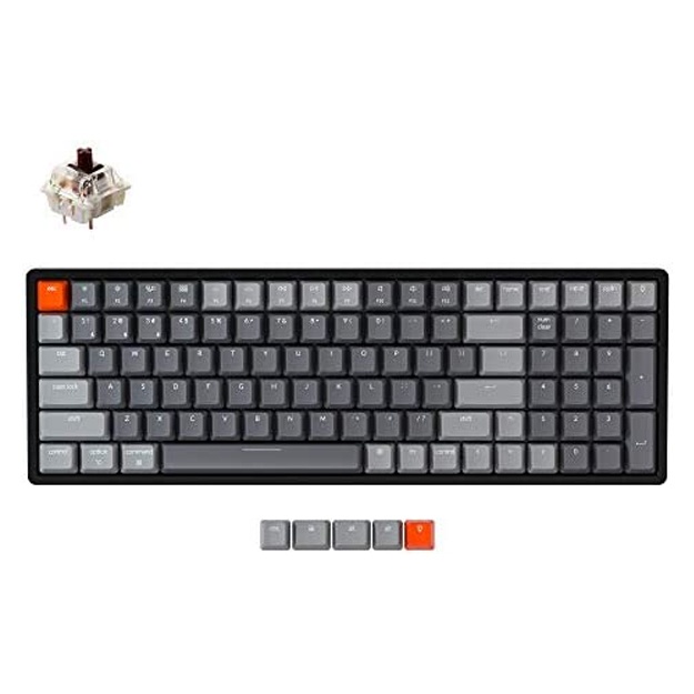 Механическая клавиатура Keychron K4 100 Key Алюминиевая рама Gateron ...