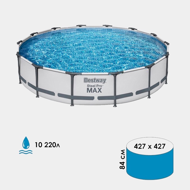 Купить Бассейн каркасный Bestway Steel Pro Max 427х84см (56595) в ...