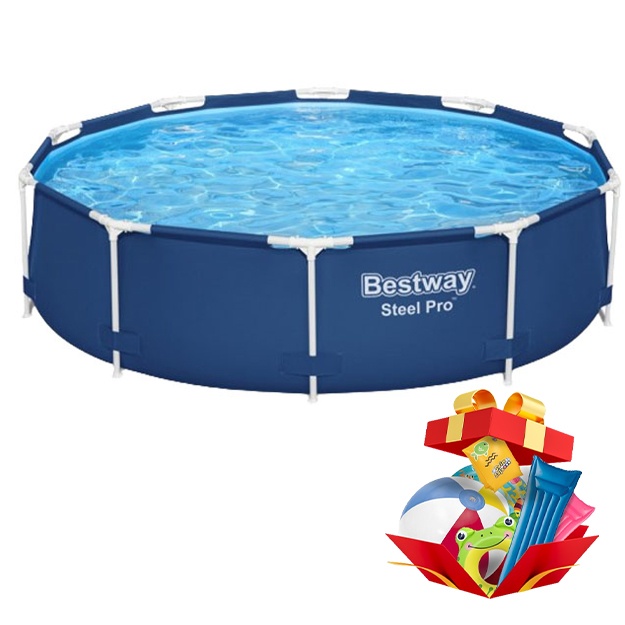 Купить Каркасный бассейн 305 х 76 см Steel Pro Frame Pool Bestway 56677 ...