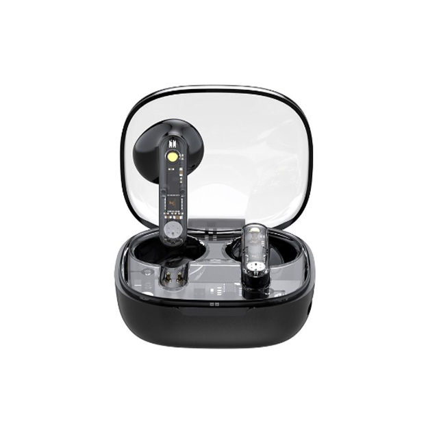 Беспроводные наушники Green Lion Transparent Pro True Wireless Earbuds - Black