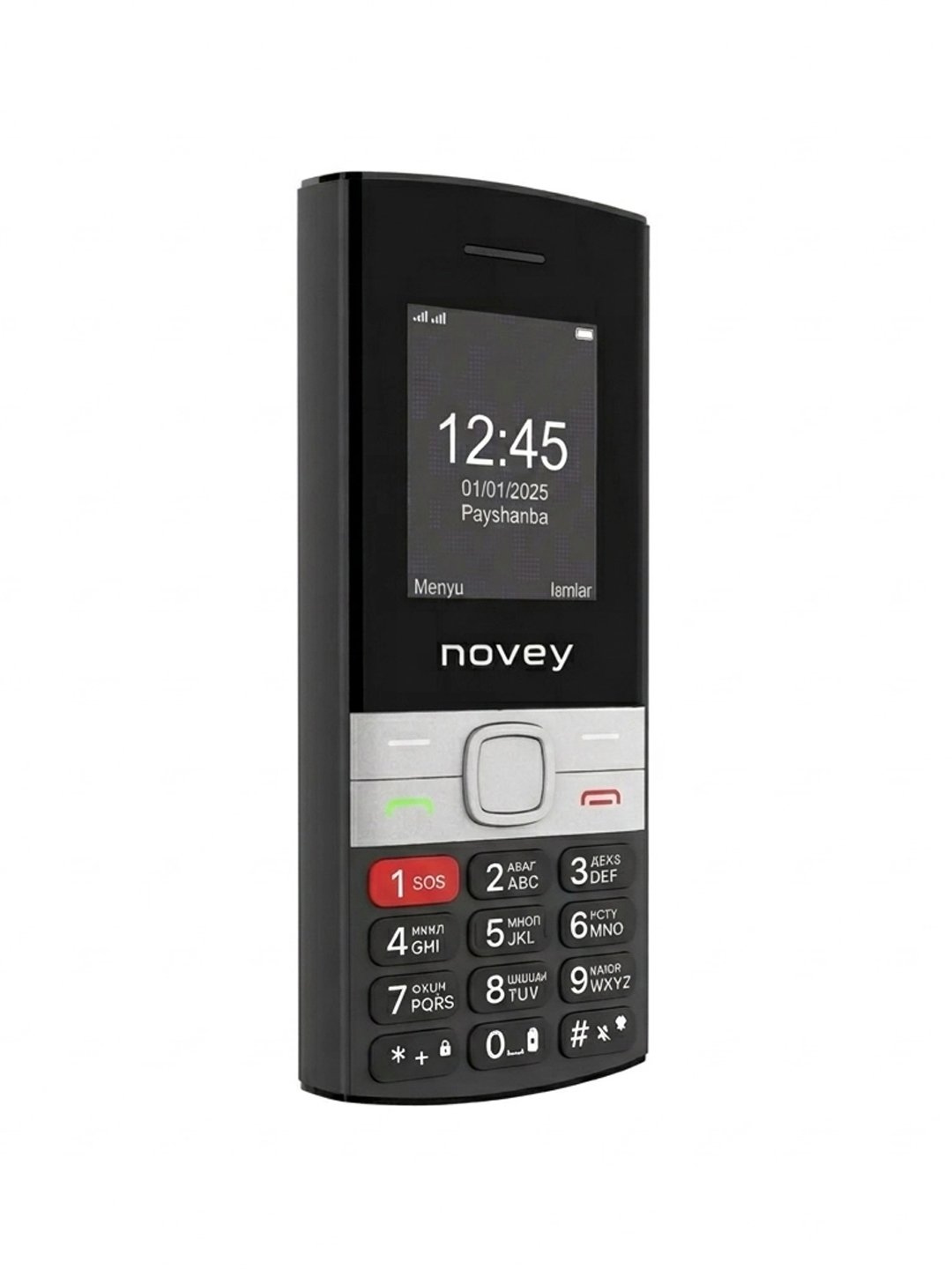 Кнопочный телефон Novey 130 Black