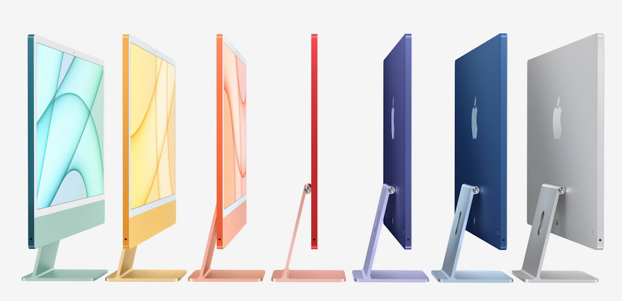 Apple анонсировала цветные iMac в&nbsp;новом дизайне